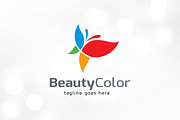 Beauty Color Logo Template