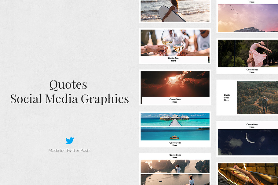 Quotes Twitter Posts in Twitter Templates - product preview 8