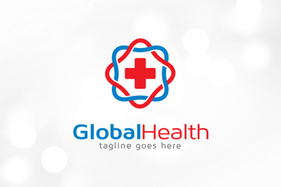 Global Health Logo Template in Logo Templates - product preview 8