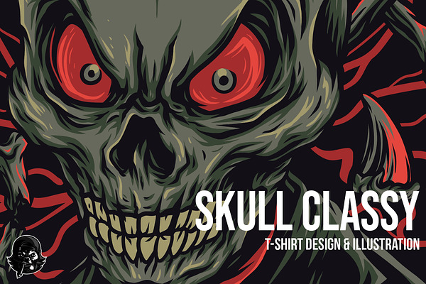 Skull Classy Illustration