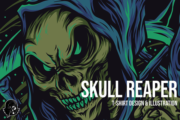 Skull Reaper Illustration