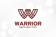 Warrior Letter W Logo Template