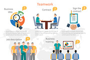 Teamwork Infographics Template