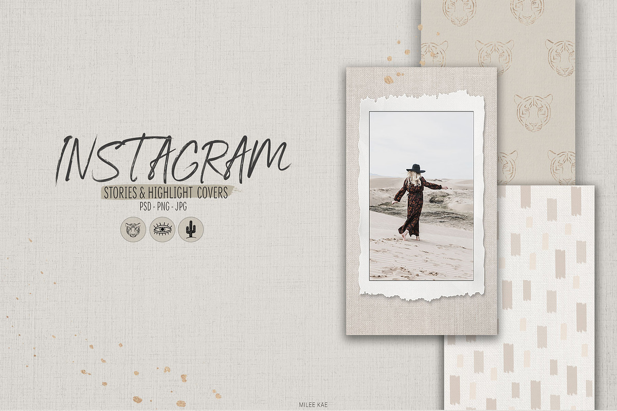 Instagram Stories & Icons in Instagram Templates - product preview 8