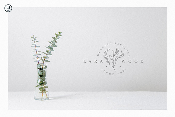 30 Hand Drawn Botanical Logos in Logo Templates - product preview 9