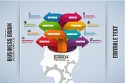Business Brain Infographic