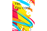 Yes you can message creative banner