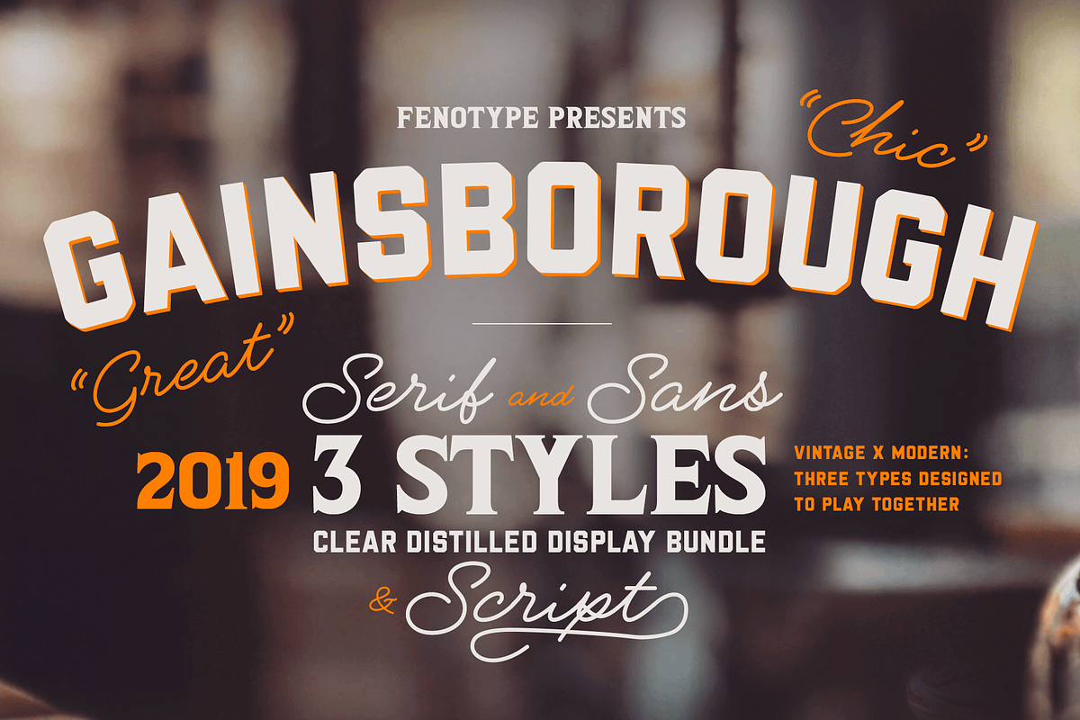 Gainsborough Font Bundle in Display Fonts - product preview 8