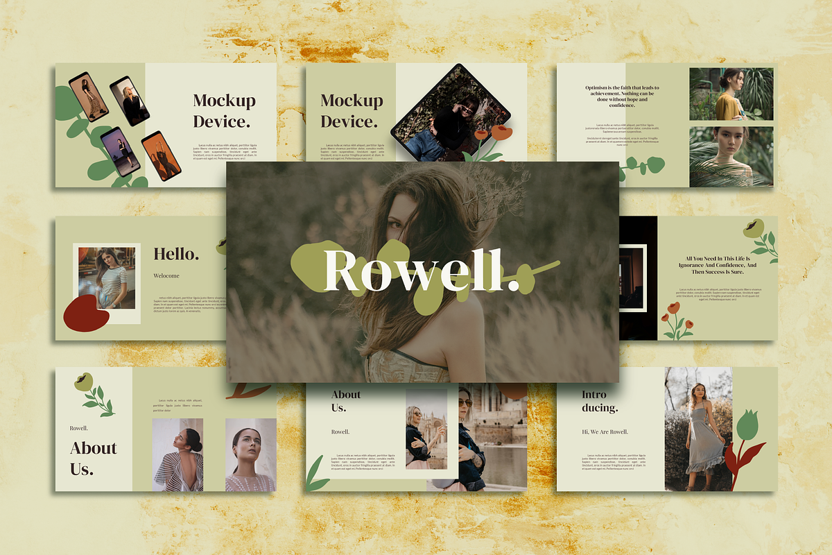 Rowel - Creative PowerPoint Template in PowerPoint Templates - product preview 8
