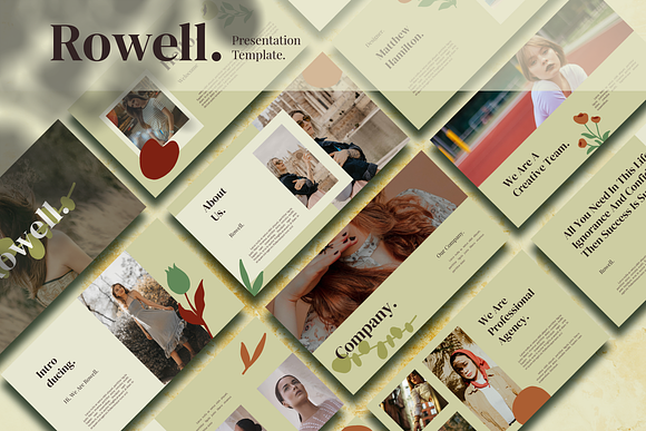 Rowel - Creative PowerPoint Template in PowerPoint Templates - product preview 1