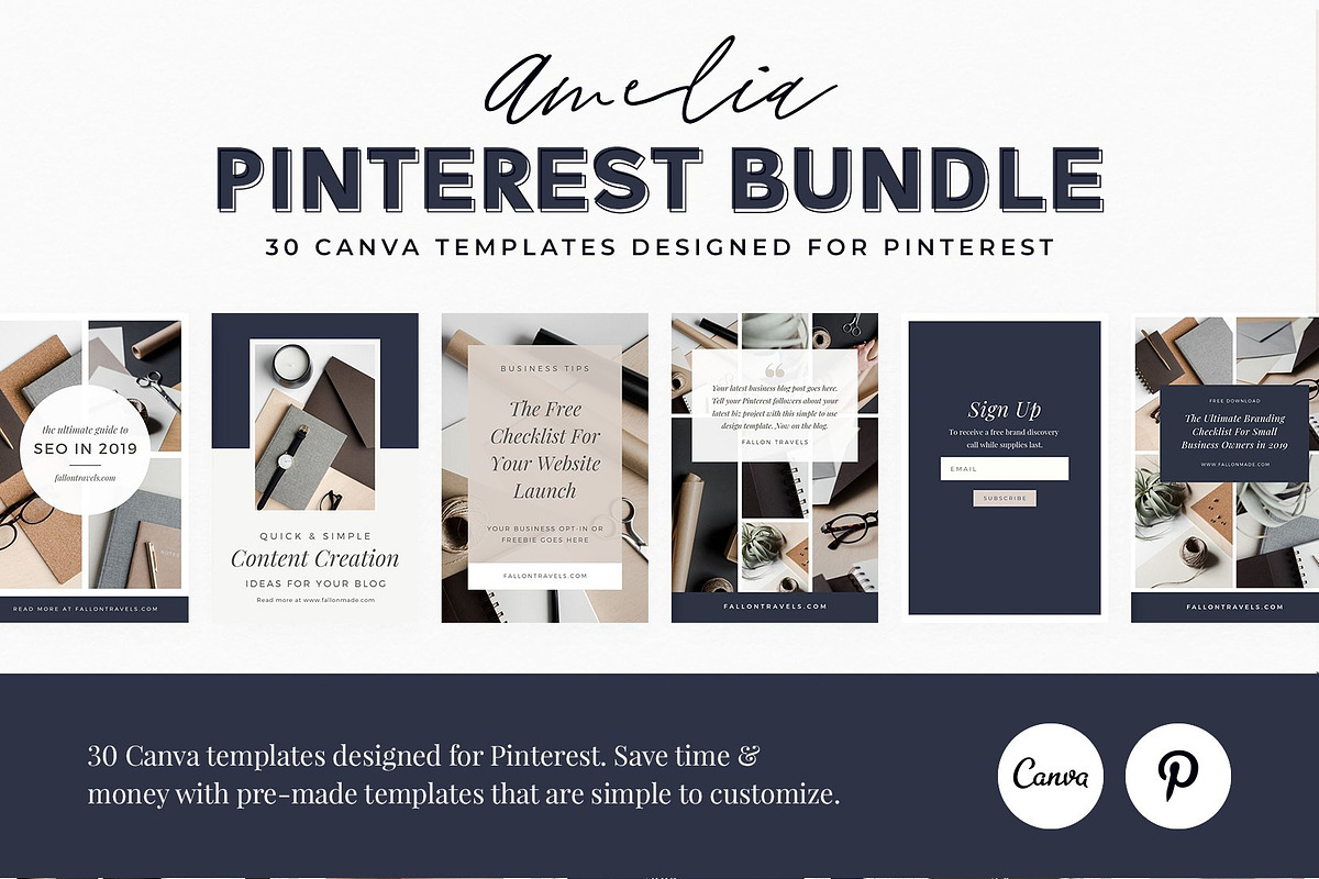 Pinterest Templates for Canva in Pinterest Templates - product preview 8
