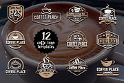 12 coffee logo templates