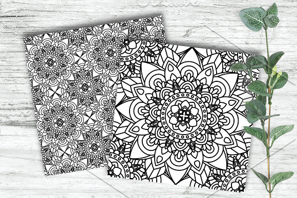100 Mandalas Seamless Patterns in Patterns - product preview 1
