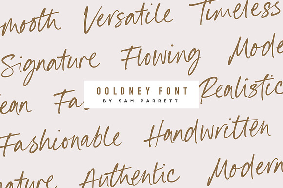 Goldney Font in Script Fonts - product preview 3