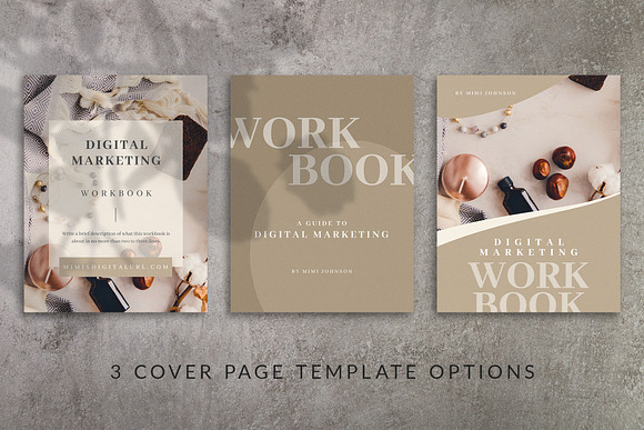 Workbook Canva Template | Mink in Magazine Templates - product preview 2