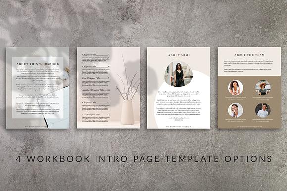 Workbook Canva Template | Mink in Magazine Templates - product preview 4