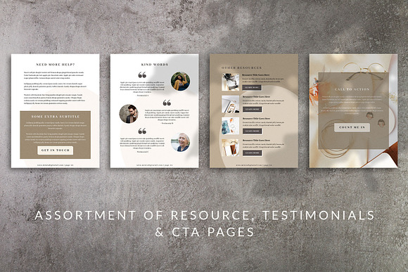 Workbook Canva Template | Mink in Magazine Templates - product preview 6