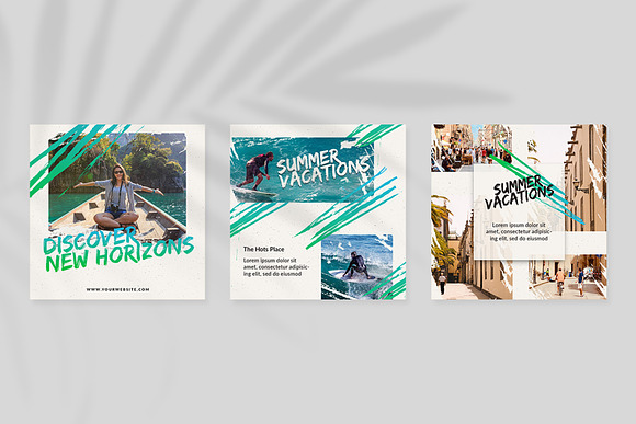Travel Time Instagram Templates in Instagram Templates - product preview 1