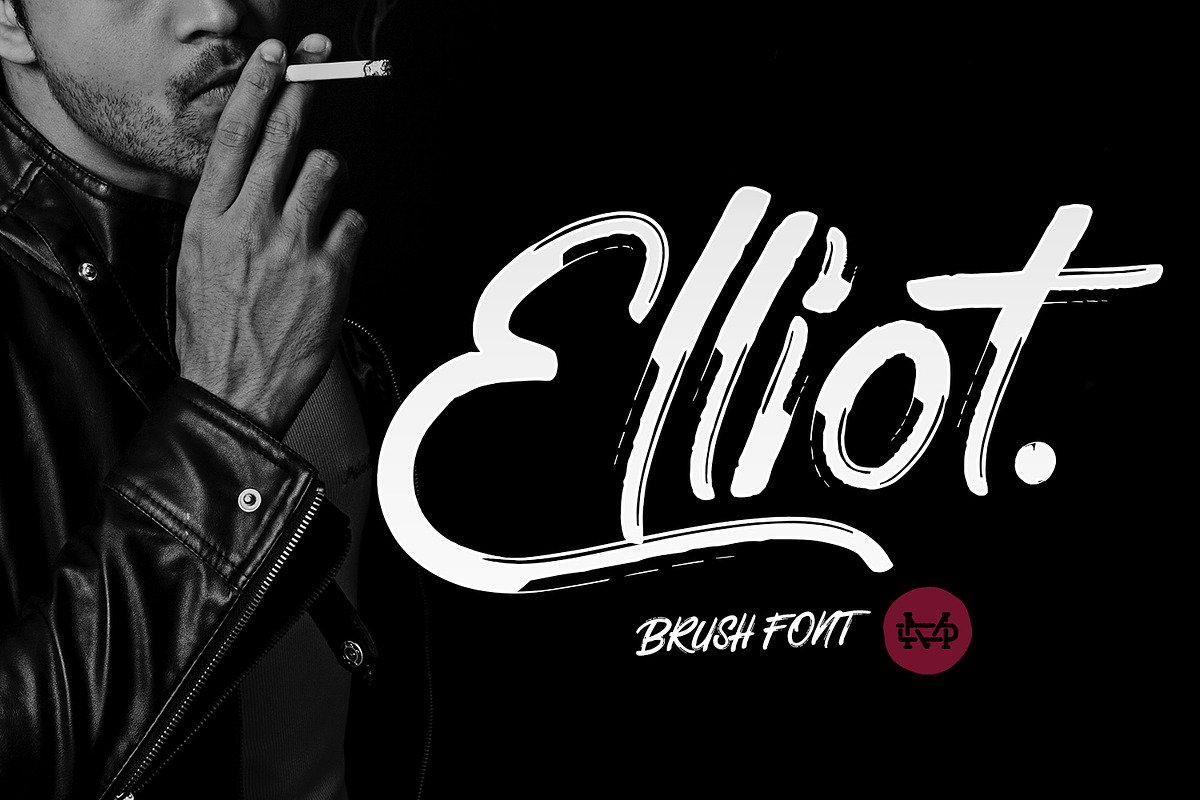 Elliot Brush Font in Display Fonts - product preview 8