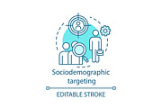 Sociodemographic targeting icon