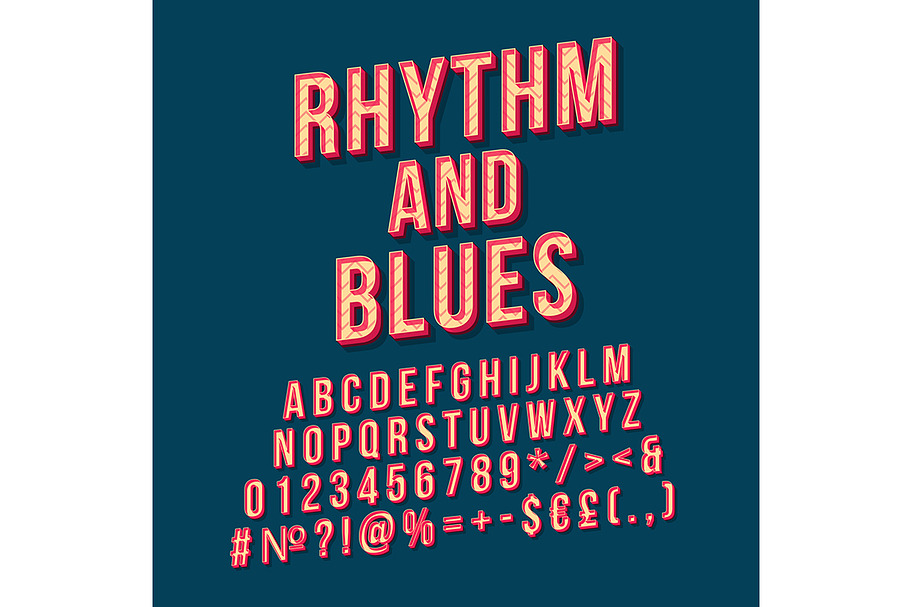 Rhythm and blues vintage llettering in Add-Ons - product preview 8
