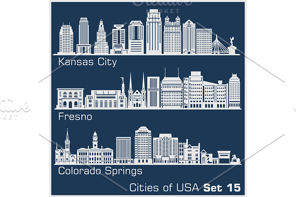 Cities of USA - Kansas City, Fresno