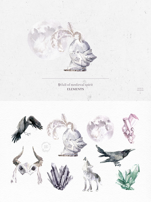 Gloomy fairytale graphic collection. in Objects - product preview 5