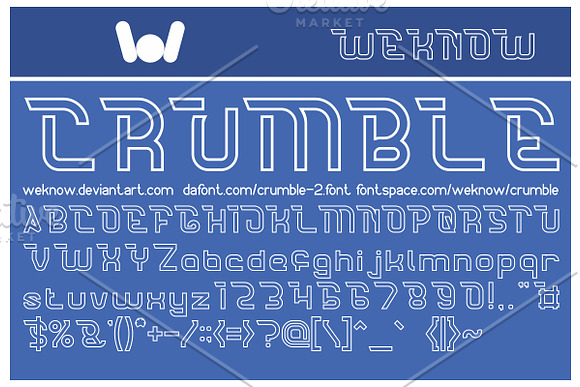 crumble font in Display Fonts - product preview 1