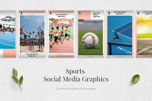 Sports Animated Instagram Stories in Instagram Templates - product preview 1