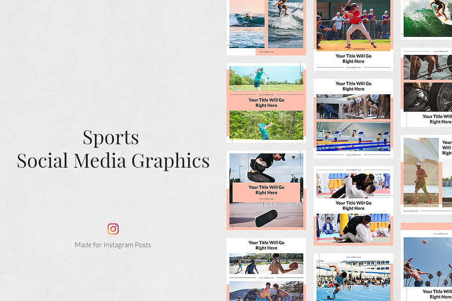 Sports  Instagram Posts in Instagram Templates - product preview 8