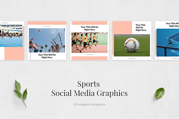 Sports  Instagram Posts in Instagram Templates - product preview 1