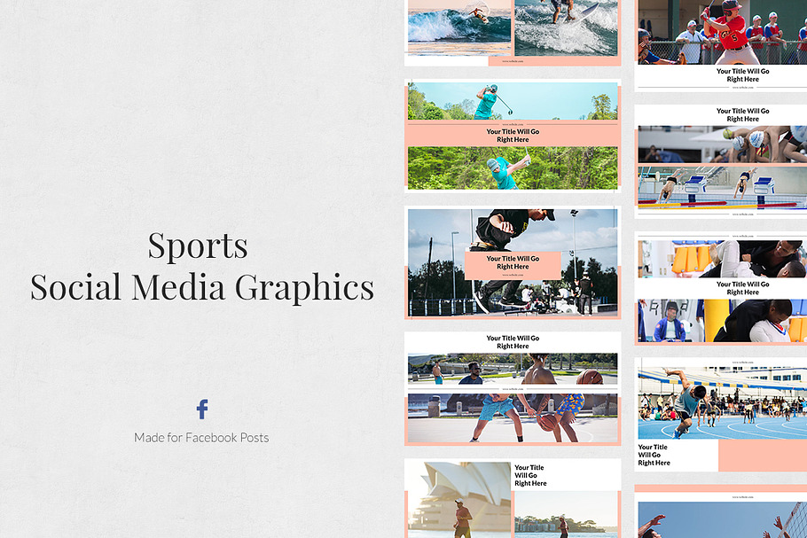 Sports Facebook Posts in Facebook Templates - product preview 8
