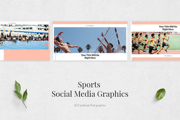 Sports Facebook Posts in Facebook Templates - product preview 1