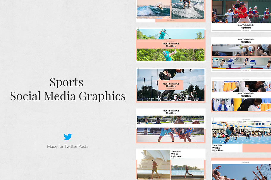 Sports Twitter Posts in Twitter Templates - product preview 8