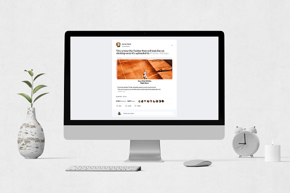 Sports Twitter Posts in Twitter Templates - product preview 3