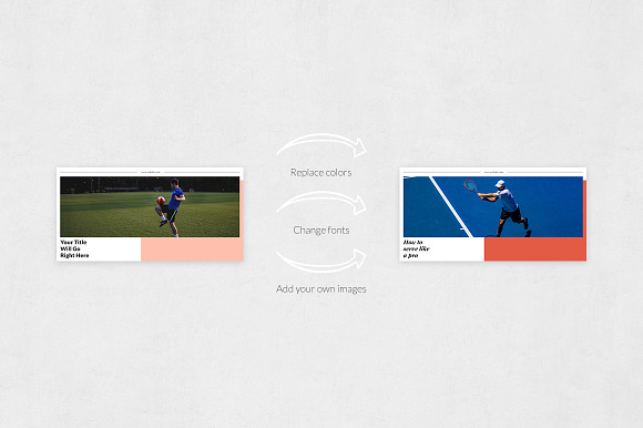 Sports Twitter Posts in Twitter Templates - product preview 4
