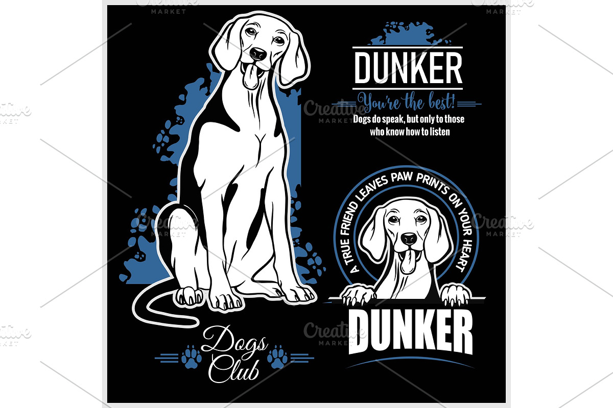 Dunker - vector set for t-shirt in Illustrations - product preview 8