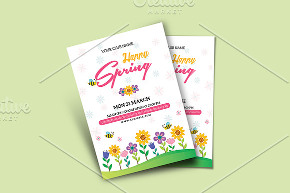 Spring Festival Flyer - V1168 in Flyer Templates - product preview 2