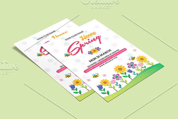 Spring Festival Flyer - V1168 in Flyer Templates - product preview 3