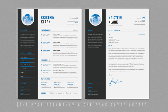 Resume Template in Resume Templates - product preview 1