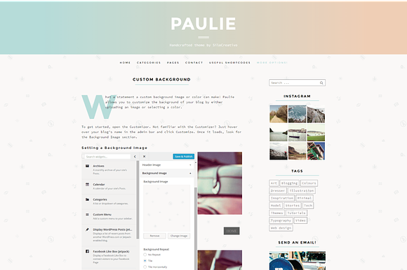 Paulie- Personal WordPress Theme in WordPress Blog Themes - product preview 3