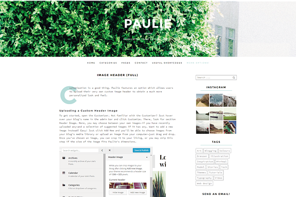 Paulie- Personal WordPress Theme in WordPress Blog Themes - product preview 4