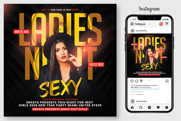 7 Sexy Party Flyers Bundle in Flyer Templates - product preview 3