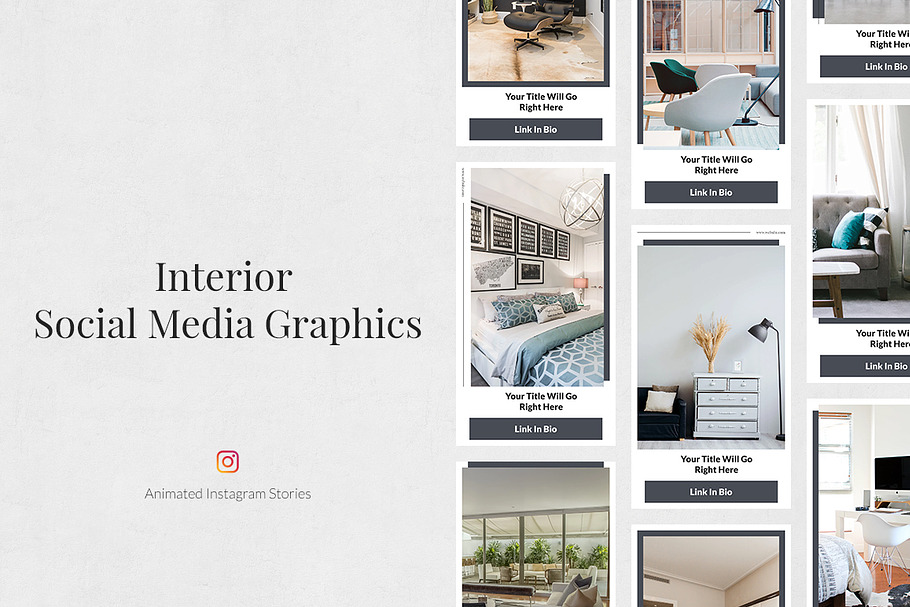 Interior Animated Instagram Stories in Instagram Templates - product preview 8