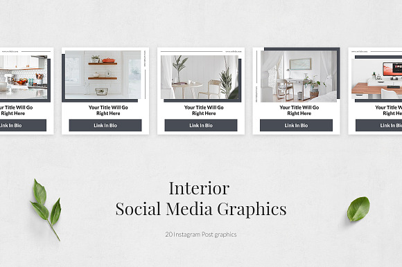 Interior Instagram Posts in Instagram Templates - product preview 1