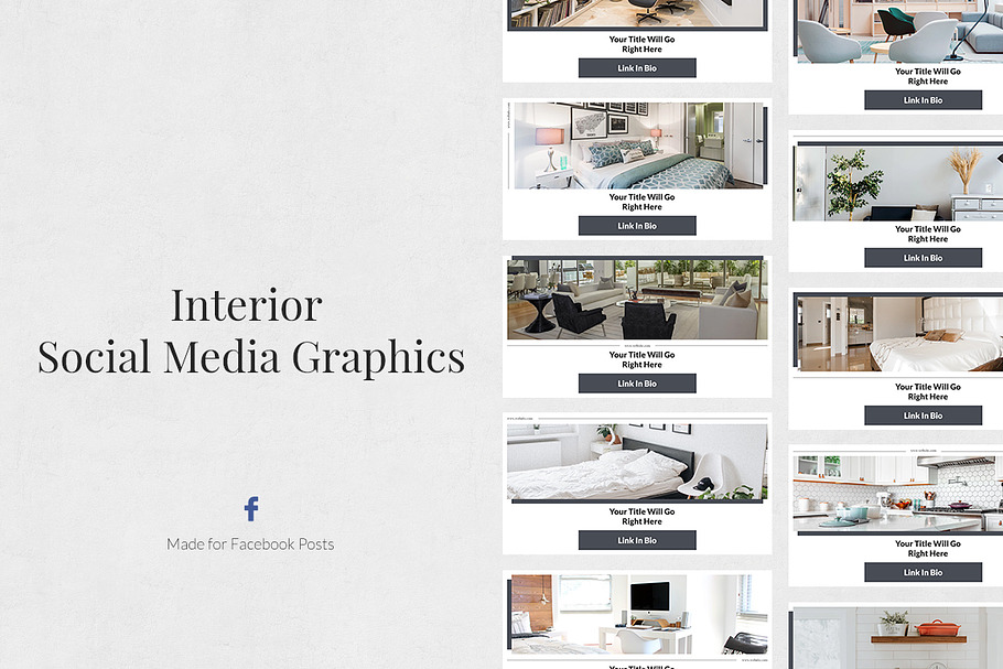 Interior Facebook Posts in Facebook Templates - product preview 8