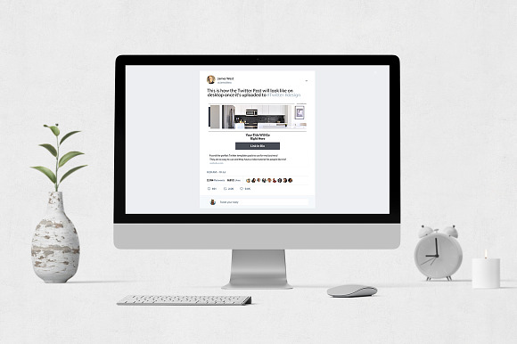 Interior Twitter Posts in Twitter Templates - product preview 3