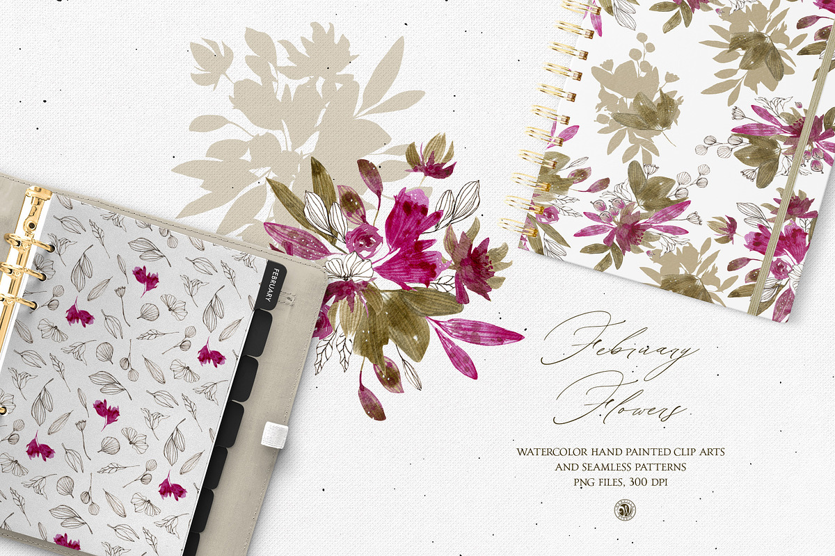 February Flowers in Illustrations - product preview 8