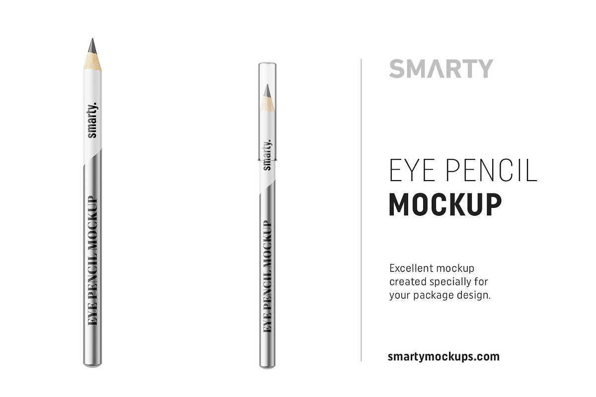Metallic eye pencil mockup in Product Mockups - product preview 8