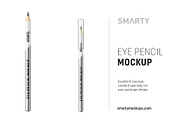 Metallic eye pencil mockup